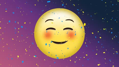 emoji nodding with pink cheeks