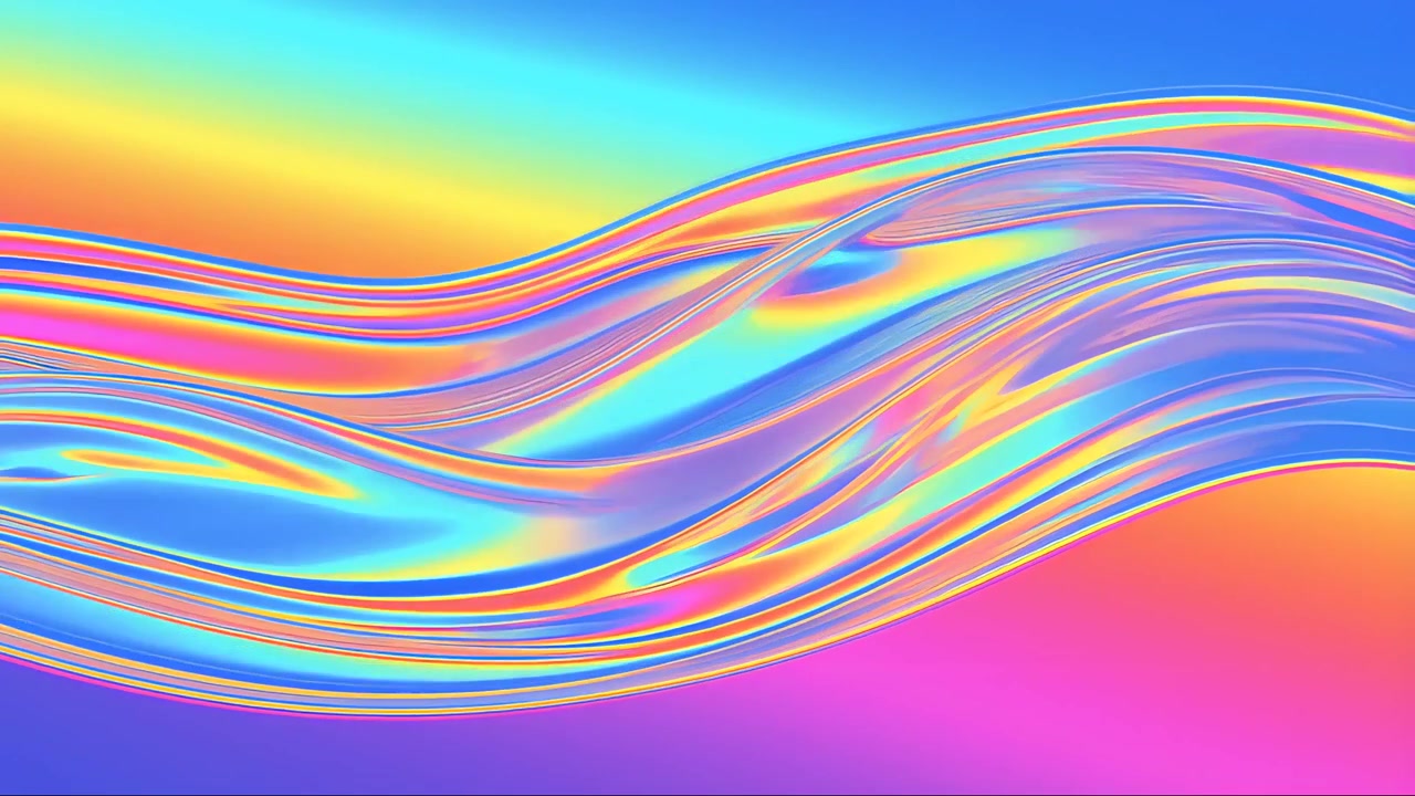 Abstract Fluid Motion Background 4K