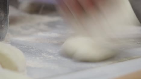preparing filled pastries