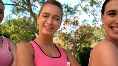 Portrait-of-young-women-smiling