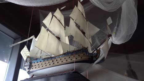 a view of a boat in sea, close up shot