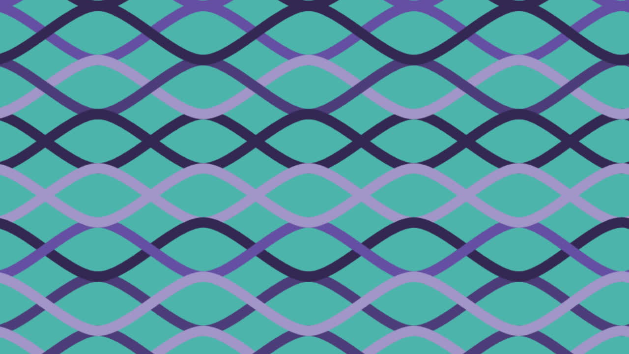 animación de un patrón geométrico sobre un fondo púrpura