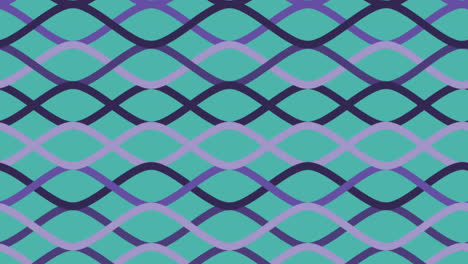 animación de un patrón geométrico sobre un fondo púrpura