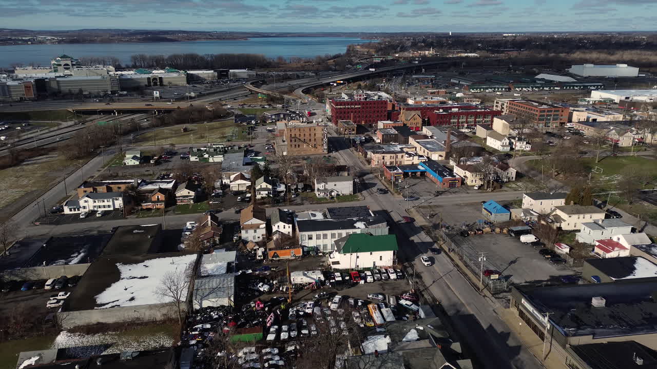 главная улица сша - предприятия в сиракузах, нью-йорк