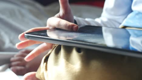 child using a tablet