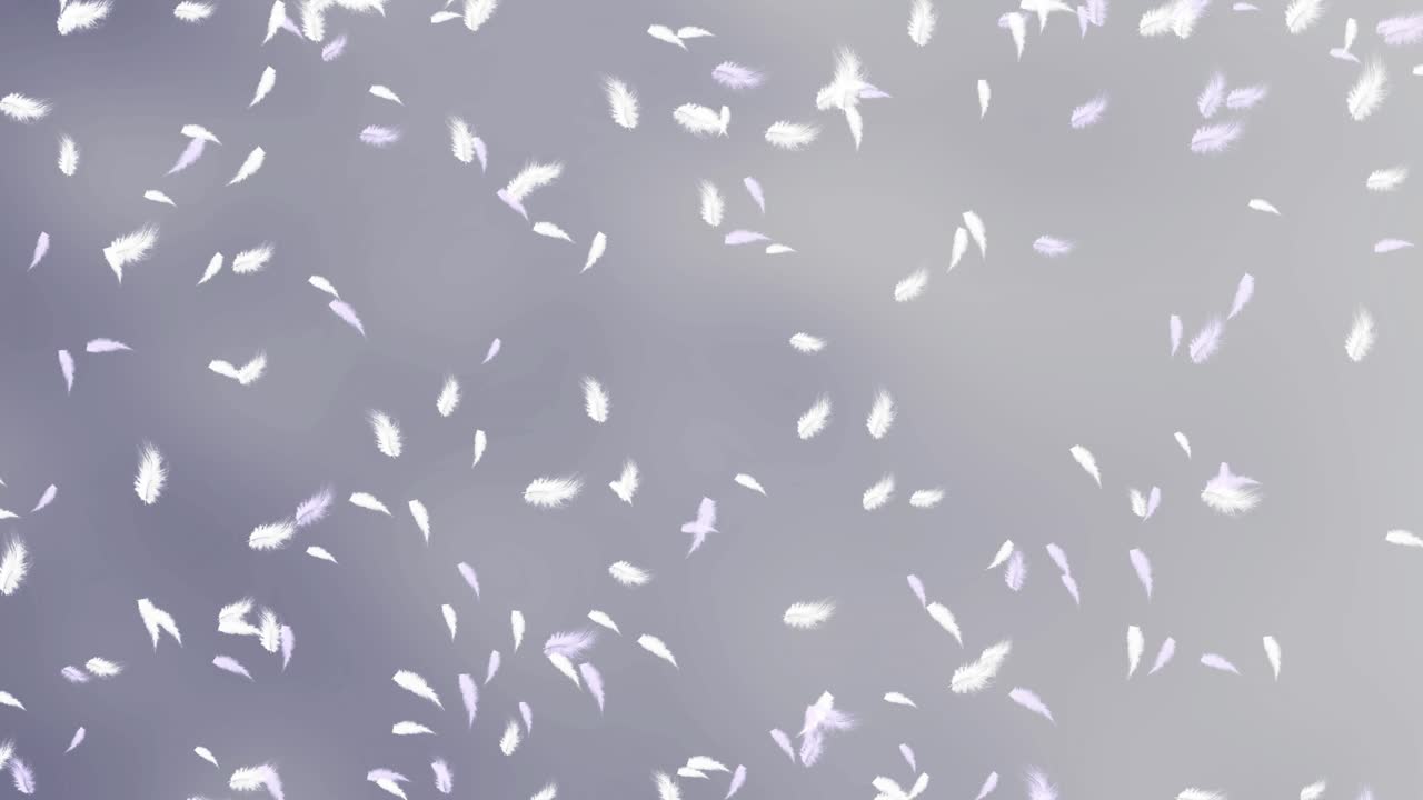 끝없는 털, 움직이는 입자, 부드러운 바람, 공기, 중심에서 천천히 떠다니는