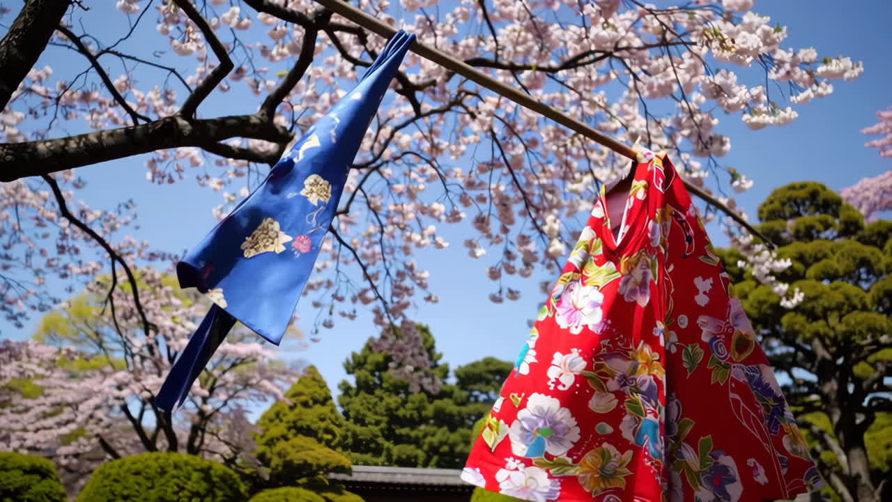 Sakura and Traditional Japanese Clothing