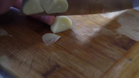 man chef preparing meal on the counter