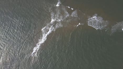 waves in sea texture india goa texture top view
