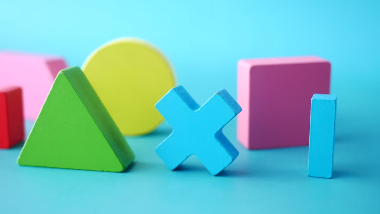 게임 및 어린이 학습을위한 기하학적 모양