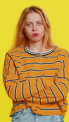 aggressive angry woman trying to fight at camera shaking fist boxing punishment threaten