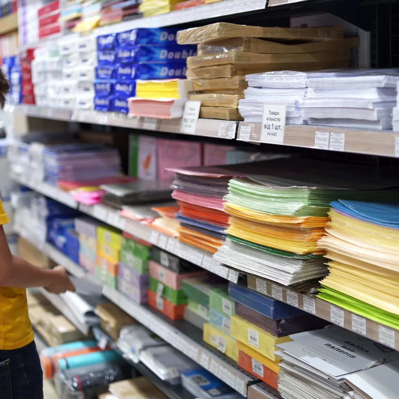 Kid in shopping mall