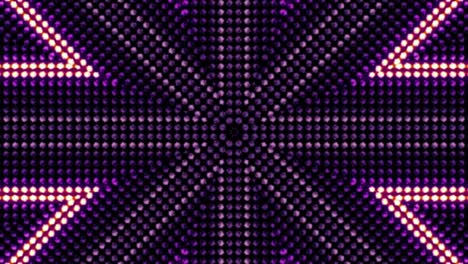 caleidoscopio abstracto discoteca luces de baile fondo, bucle
