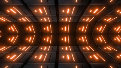 túnel de neón abstracto y futurista