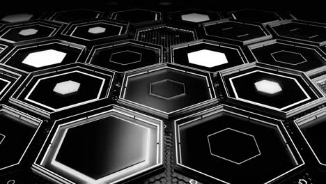 abstract hexagonal pattern