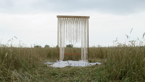 altar in a field