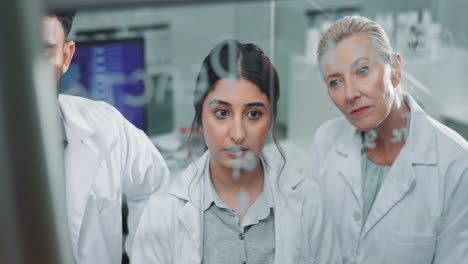 scientists collaborating in a research laboratory