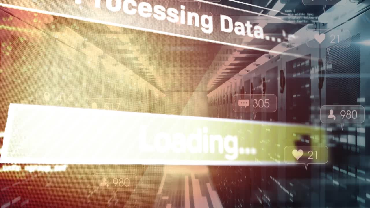 서버  ⁇ 에서 데이터 처리의 애니메이션