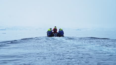 antarctica boat trip tour excursion in antarctic peninsula, antarctica peninsula travel experience on southern ocean sea water on zodiac boat adventure in amazing unique travel experience