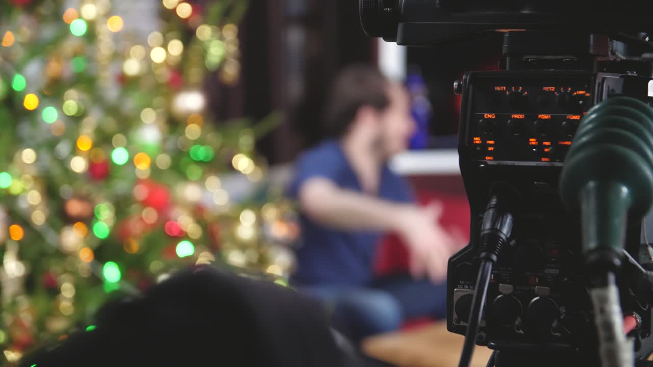 entrevista en la tv en navidad