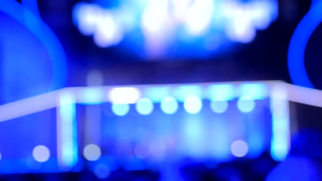 defocused concert lighting