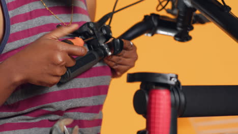 Close-up-of-toolbox-mechanical-tools-used-by-engineer-to-repair-brake-levers