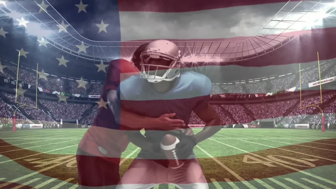 jugador de rugby atrapando la pelota mientras es atacado.