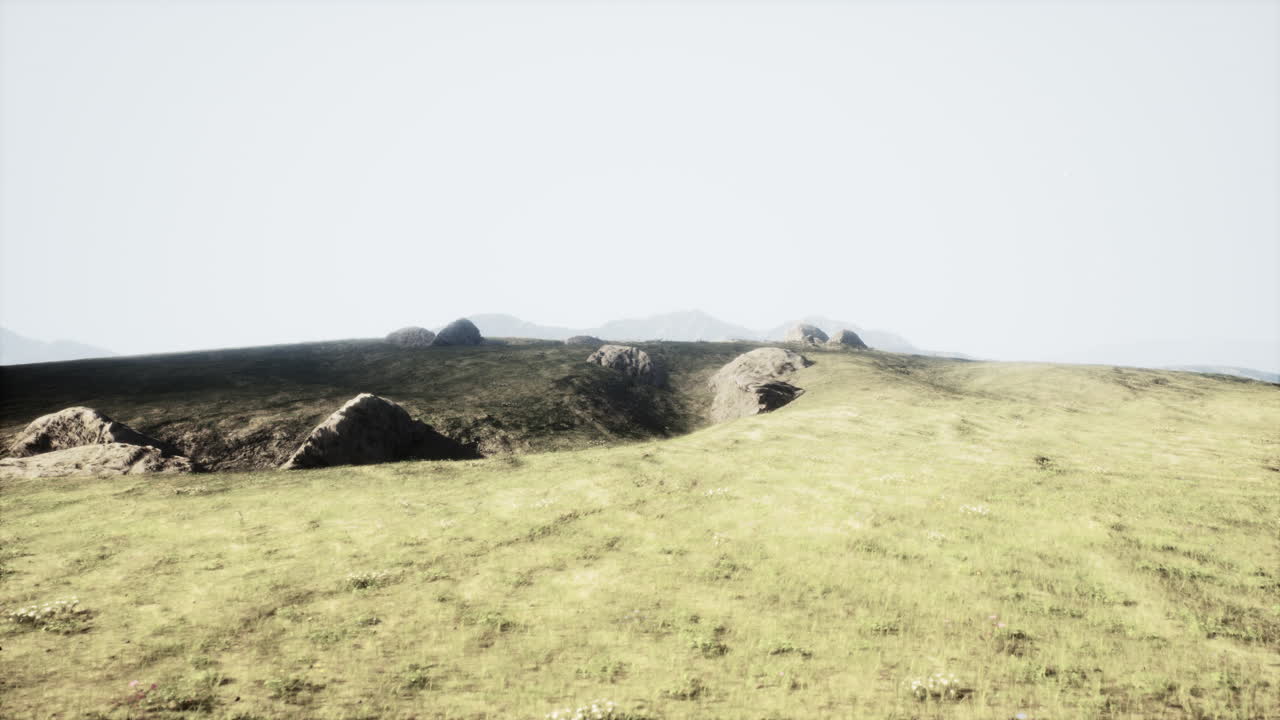 경치 좋은 산악 풍경