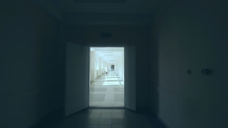 빈 병원 복도