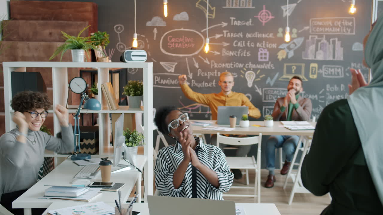 Team Celebrating a Success