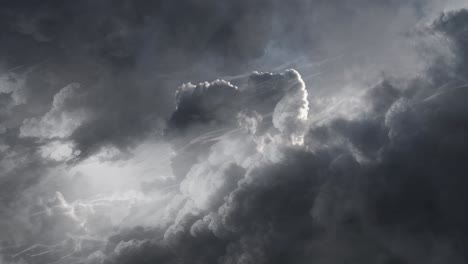 lapso de tiempo de una tormenta severa 4k