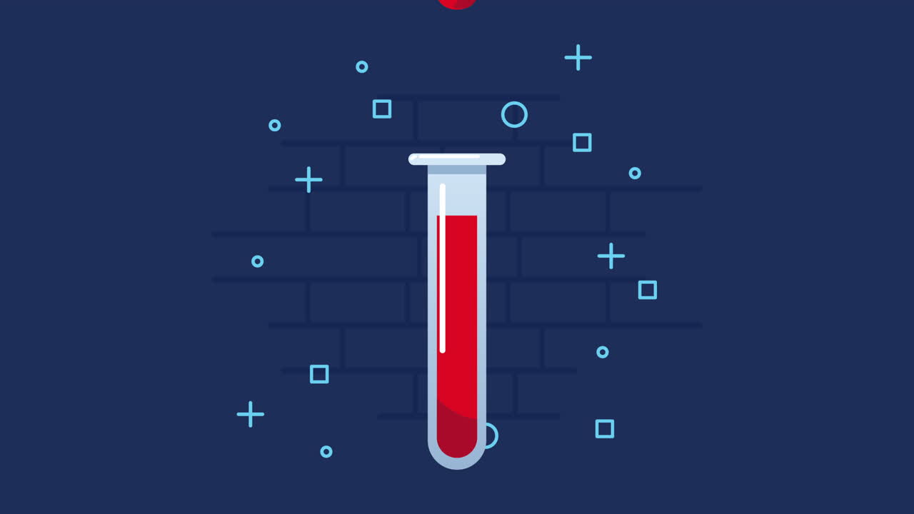 tubos de prueba con laboratorio de sangre