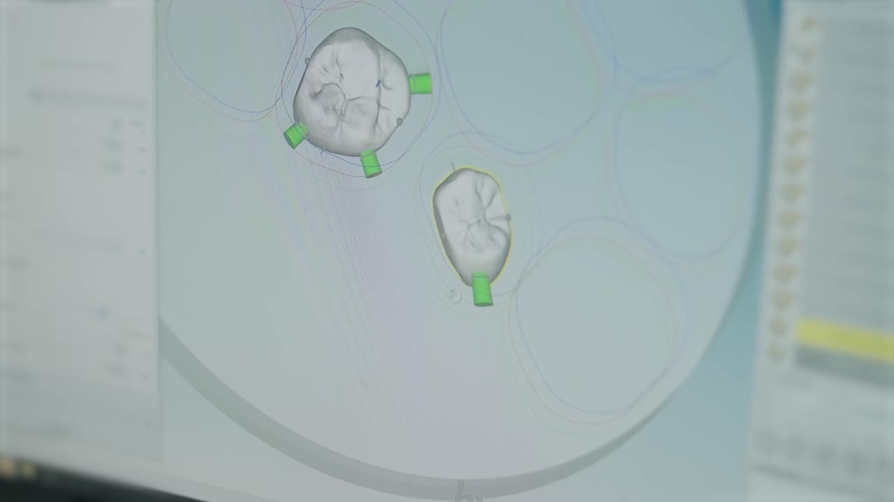 software de cadmio dental para el diseño de coronas de zirconia