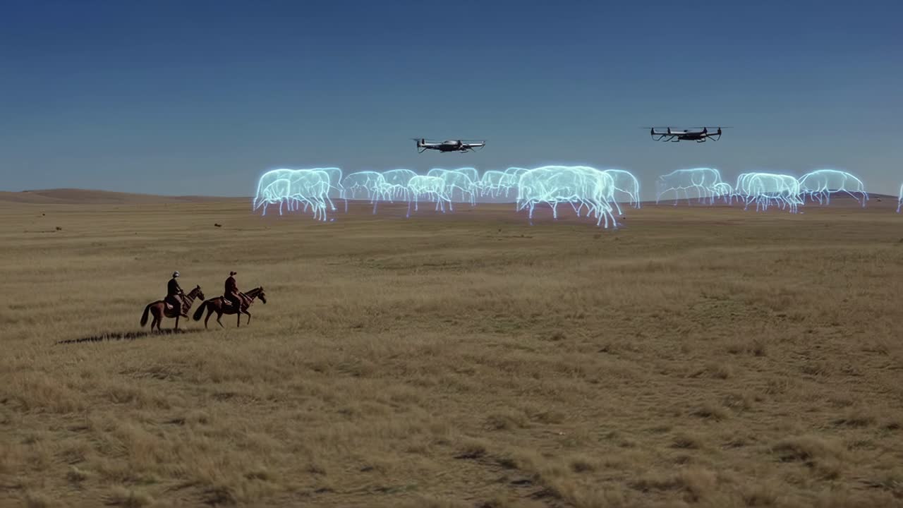 Drone Monitoring of Cattle Herd