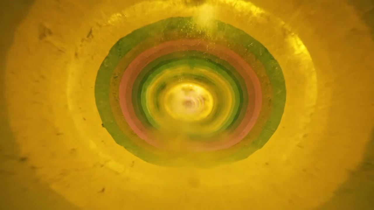 túnel abstractamente colorido