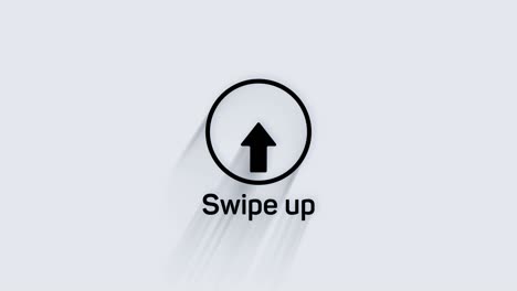 modern arrow, great design for any purposes. alpha channel without background. swipe up animation footage.