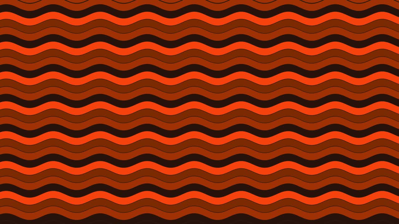 2D graphic video pattern with a horizontal wave effect that moves to the left