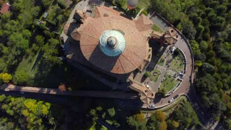 sanctuary of the madonna di san luca, bologna, emilia-romagna, italy, october 2021