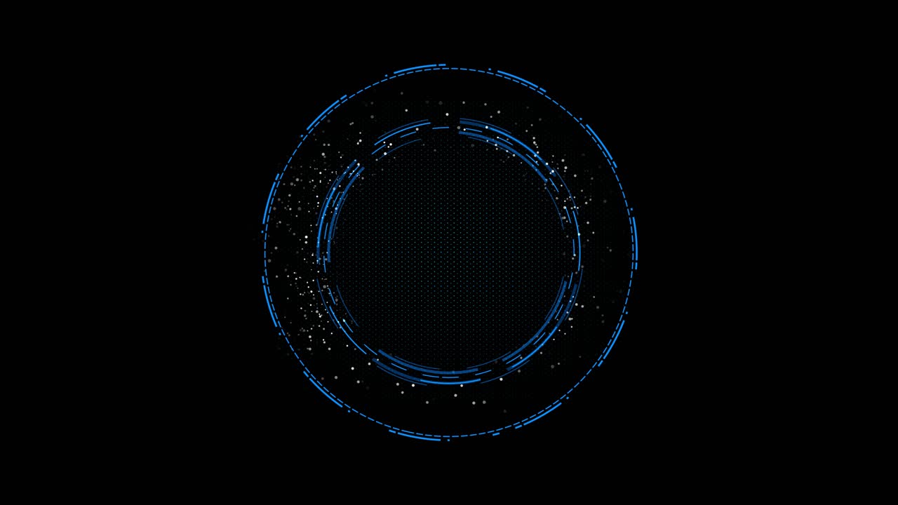 Data network hud circle interfaces virtual reality technology surface hologram frame viewfinder