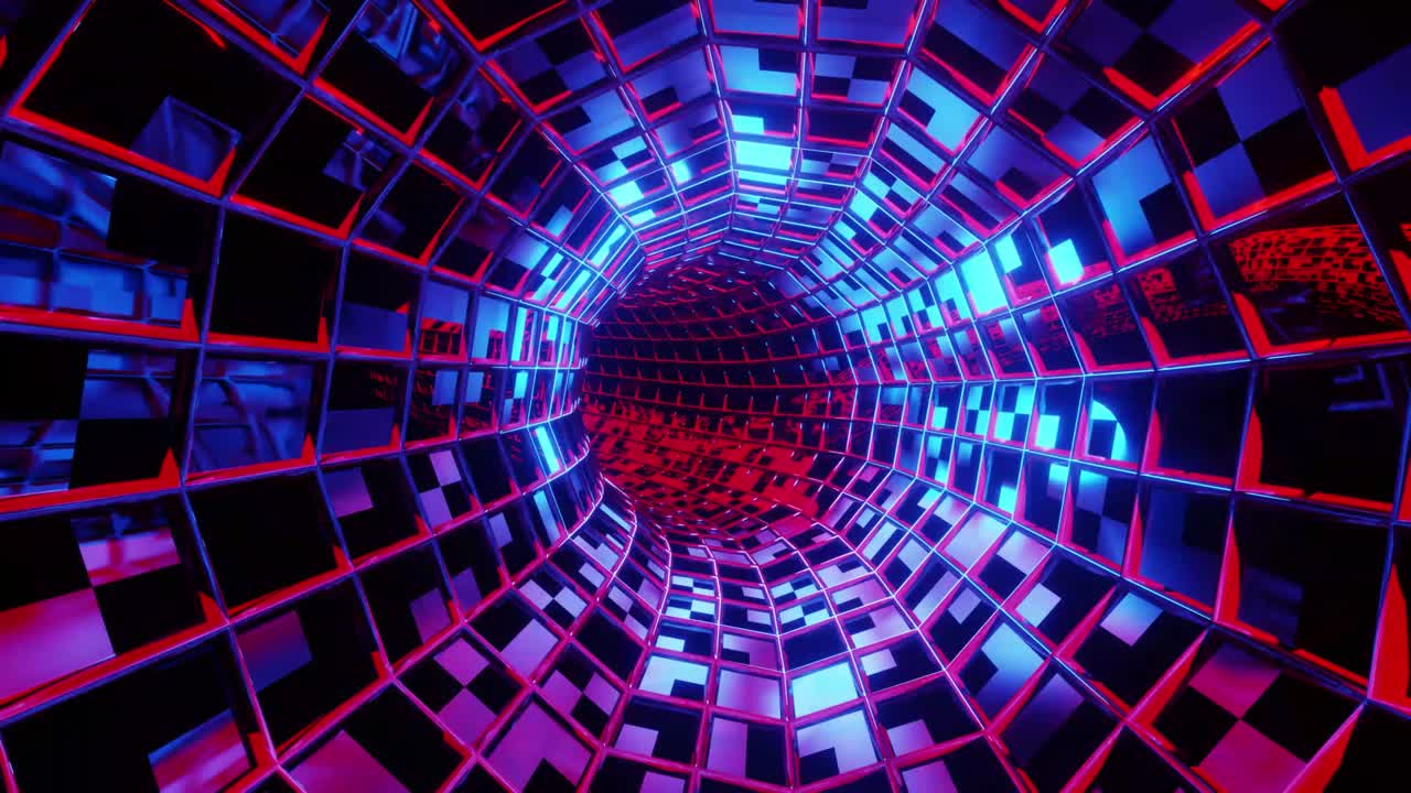 túnel de movimiento de alta velocidad de fondo de bucle vj