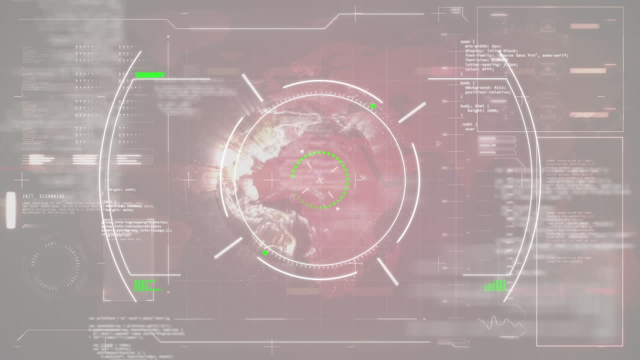전 세계 데이터 프로세싱의 애니메이션