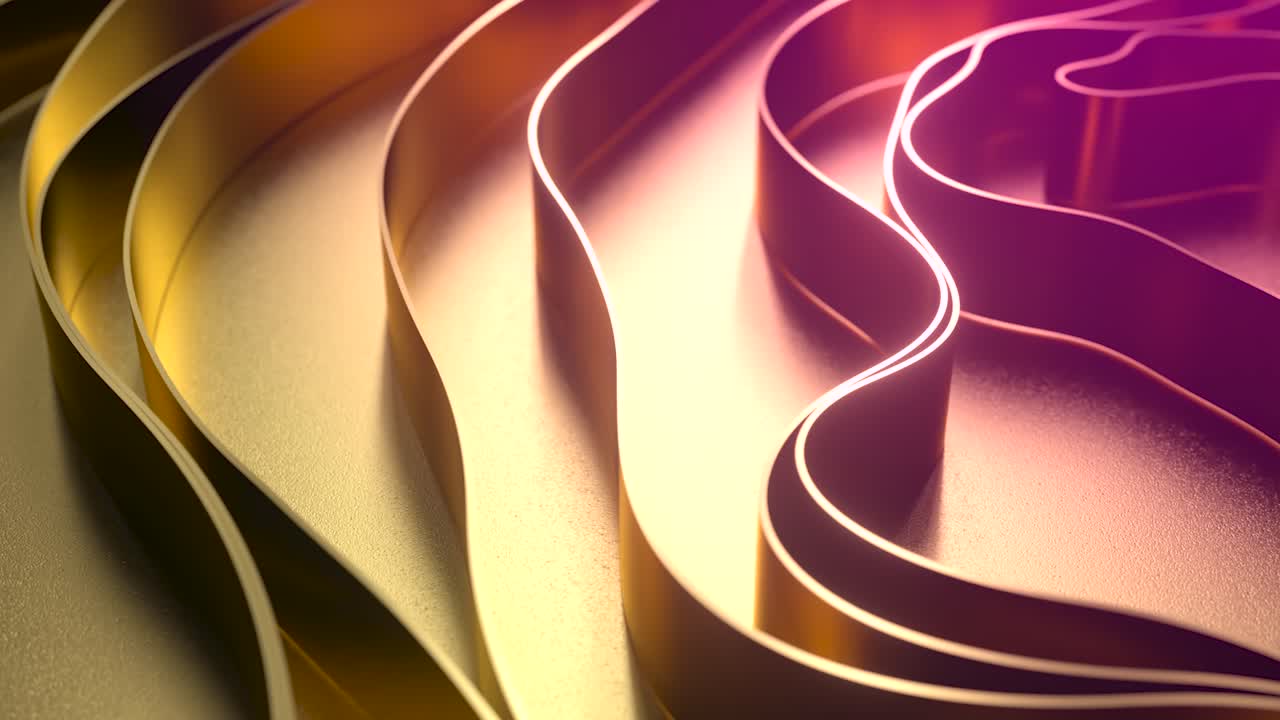 Abstract Gold Geometric Design