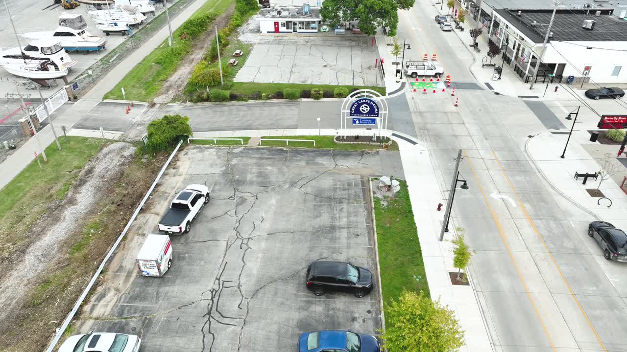 작은 이웃의 시내 지역