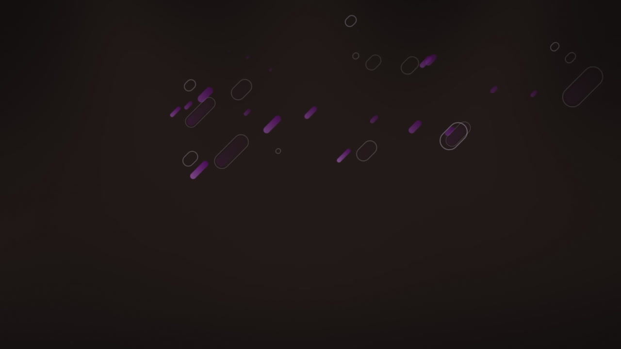 animación de senderos de luz púrpura en movimiento sobre un fondo negro