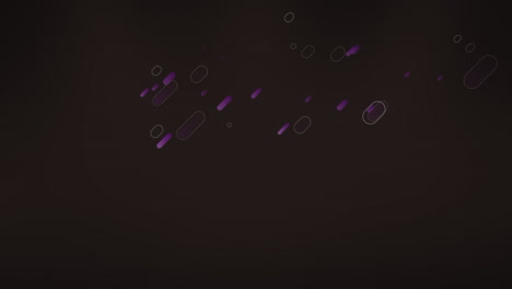animación de senderos de luz púrpura en movimiento sobre un fondo negro
