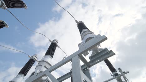 construction of a transformer substation