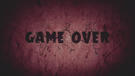 game over animations