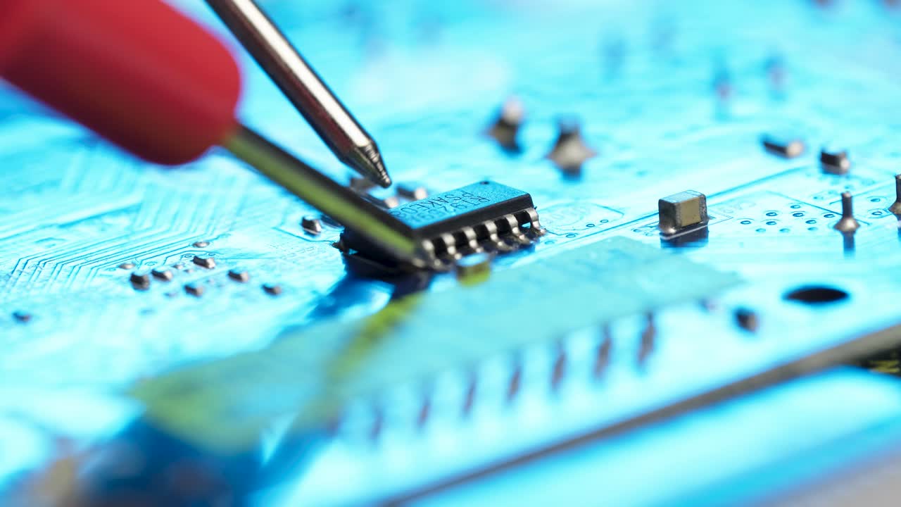 Installing microchip in the motherboard of a computer, Computer engineering, professional computer service