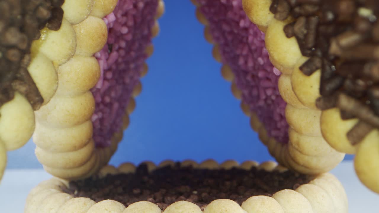 galletas de mermelada con trozos de chocolate