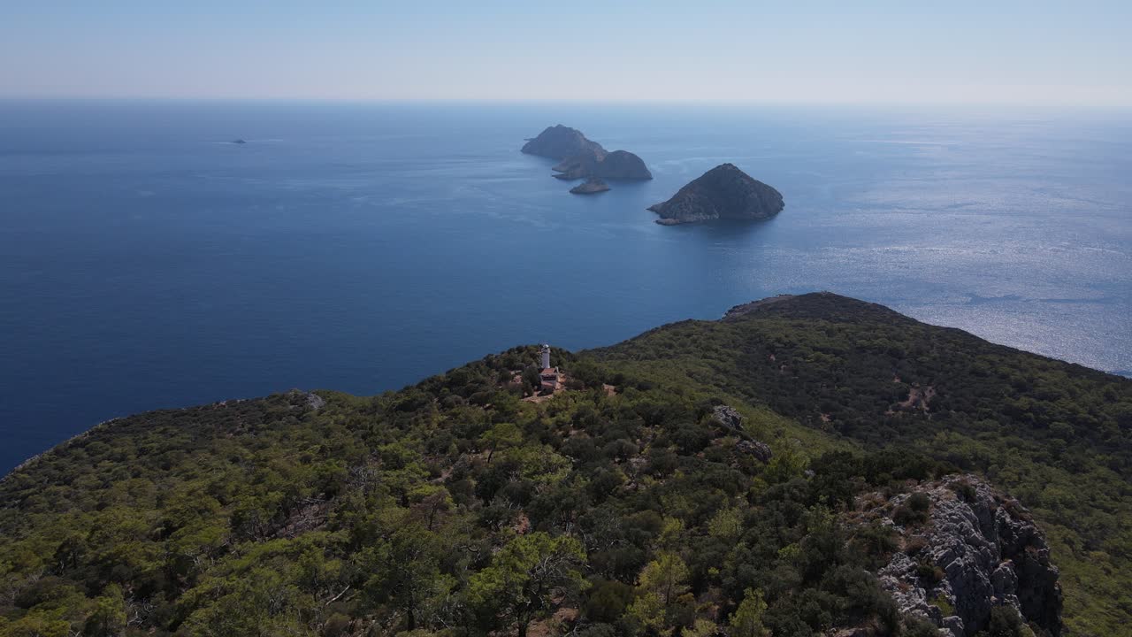 la colina en el faro